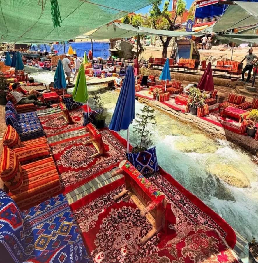 Marrakech: ourika valley lunch & guided hike to waterfalls - Ourika Valley first break: market time, coffee, and a reality check on crowds