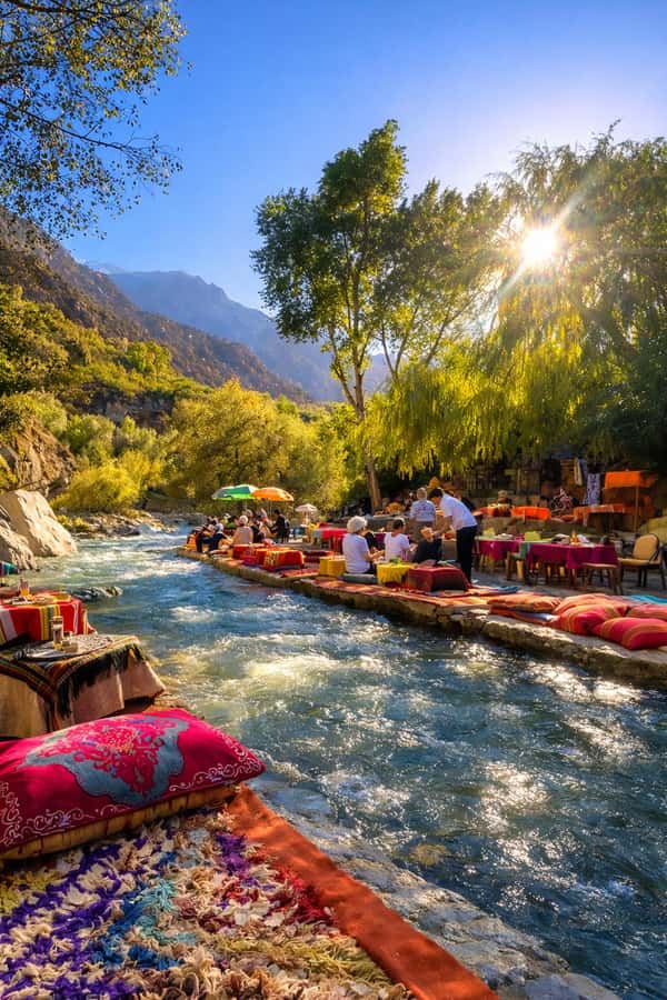Marrakech: Ourika Valley Waterfalls & Atlas Mountains Trip - Ourika Valley: river views, quick stops, and a slower pace