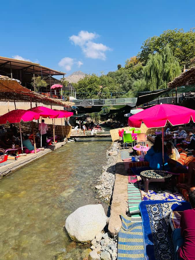 Marrakech: Ourika Valley Waterfalls & guided hike - Setti Fatma and Berber hospitality tea, a welcome moment before the trail