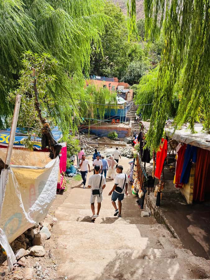Marrakech: Ourika Valley Waterfalls & guided hike - Waterfall time: what it feels like on arrival