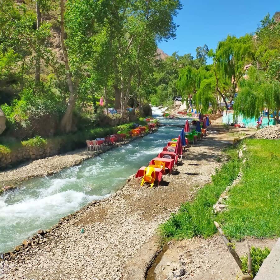 Marrakech: Ourika Valley waterfalls with guide& Berber lunch - Argan oil cooperative: the real work behind the bottle
