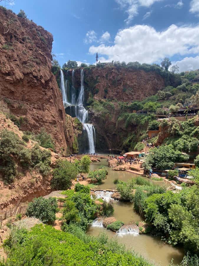 Marrakech : Ouzoud Waterfalls & Guided Tour & Boat Ride - Boat Ride at the Falls: Better Views Without Needing a Climbing Plan
