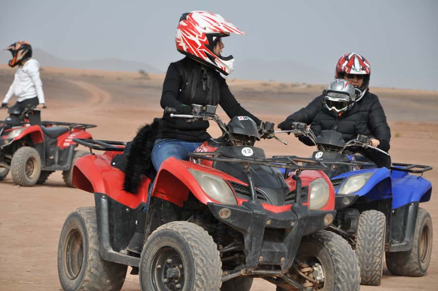 Marrakech: pack quad and camel ride in the palm grove - Two hours on quad: from rocky stretches to palm grove calm
