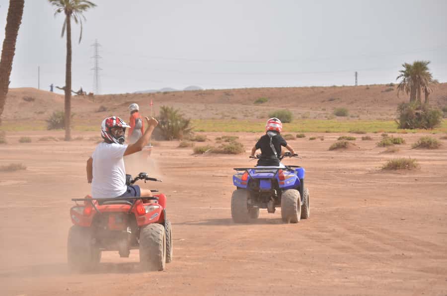 Marrakech: Palm Grove Quad Bike Tour - Getting to the quad base: pickup, timing, and where you’ll start
