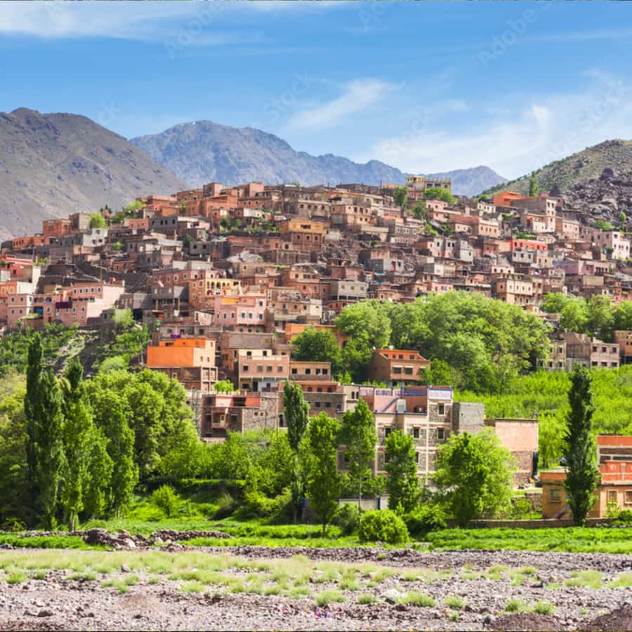 Marrakech: Paragliding, Camel Ride & Berber Villages Trip - Berber villages, Ait Mizan waterfalls, and Imlil fruit trees