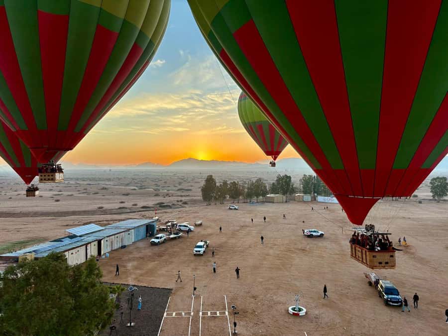Marrakech: Private Hot Air Balloon Flight - Gradual Descent, Smooth Landing Teamwork, and Mint Tea After
