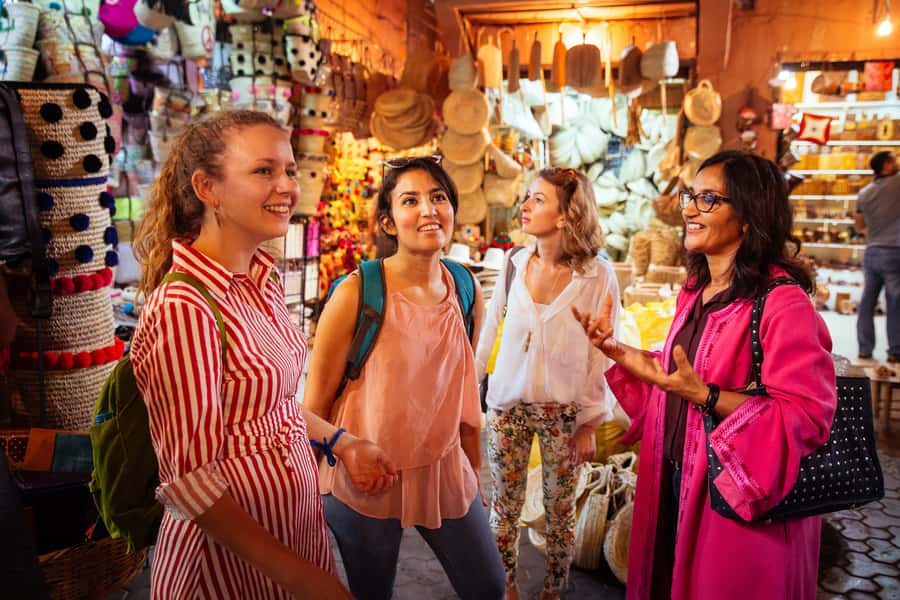 Marrakech: Private Souks Tour with Tea and Traditional Snack - The women’s cooperative stop that feels real and purposeful