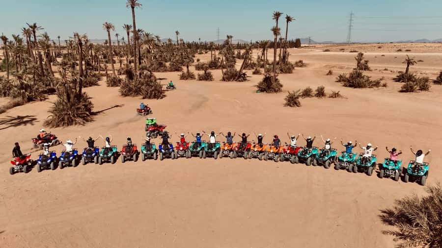 Marrakech: Quad activity in the Palmeraie with Tea break - Getting Out of Marrakech Fast: Air-Conditioned Pickup to Palmeraie