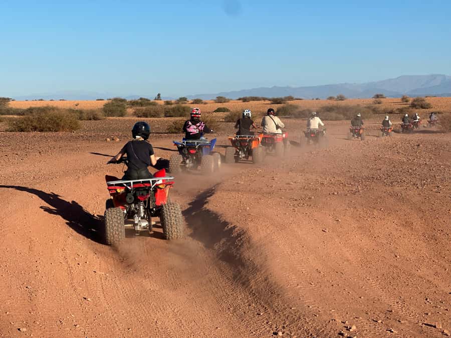 Marrakech: quad Adventure at the Dunes of the palmery desert - Getting picked up in Marrakech without the hassle