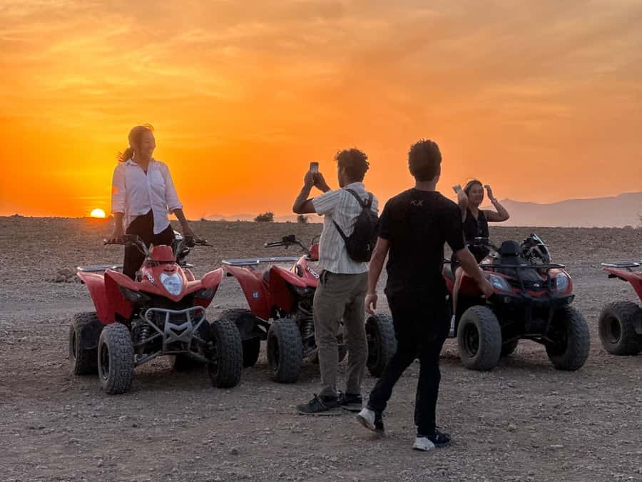 Marrakech: quad Adventure at the Dunes of the palmery desert - Palmery photo break: how to get great shots without effort