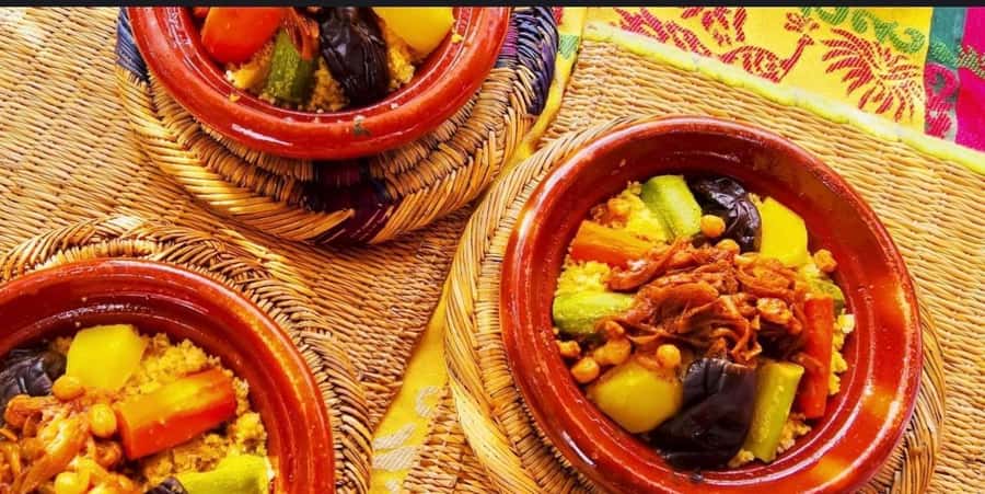 Marrakech: Quad Bike and Camel, Dinner Show in Agafay Desert - Desert camp dinner with tea, tagines, couscous, and live folklore