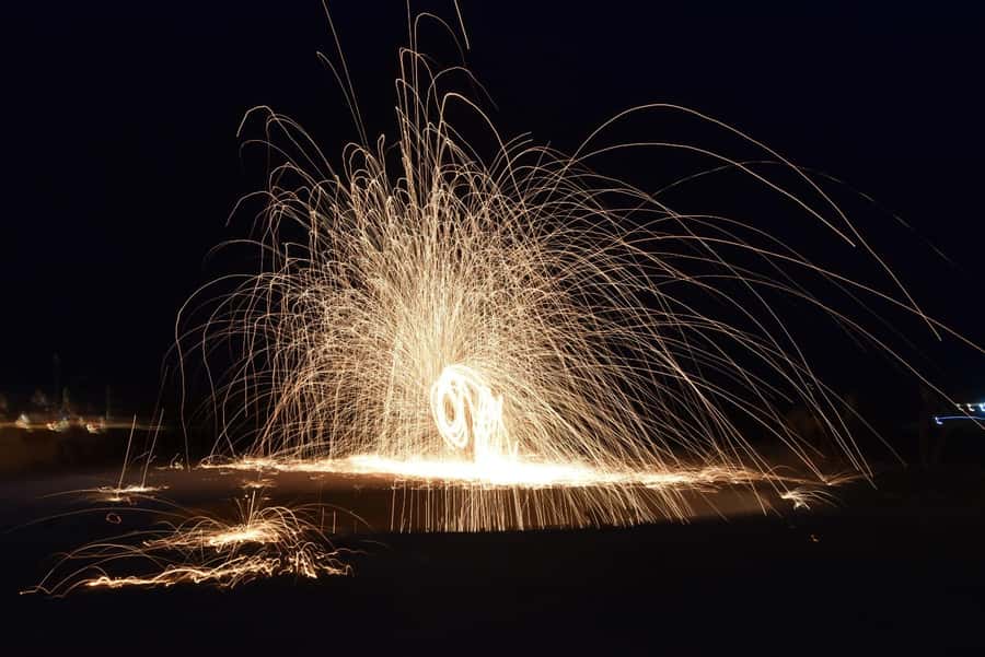 Marrakech : Quad Bike and Camel Ride with dinner in Agafay - Dinner with show: local flavors, then dance, then fire