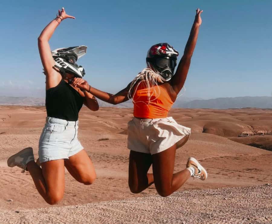 Marrakech: Quad Bike & Camel with dinner show & sunset - Berber-tent dinner: Moroccan food, mint tea, dessert, and stars