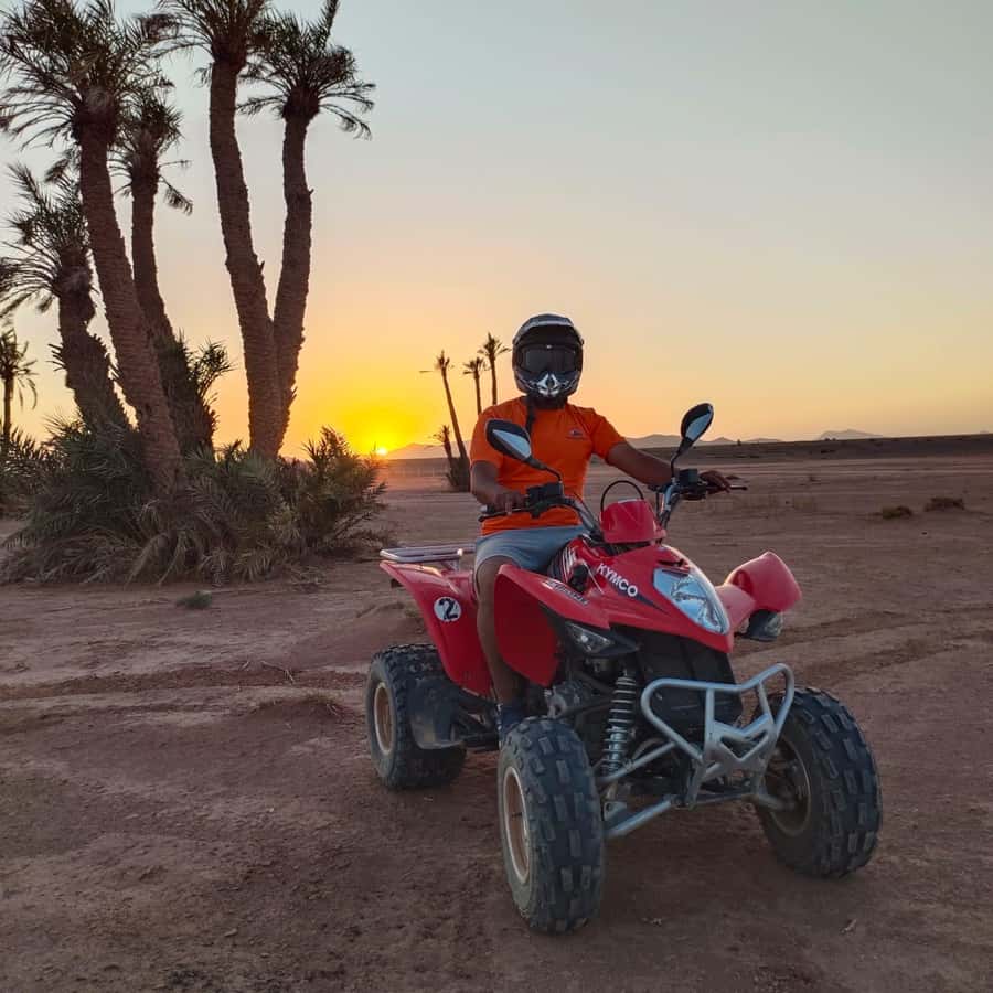 Marrakech: Quad Bike Tour to Palm Oasis and Jbilat Desert - Safety Briefing, Helmet Fit, and Your First Minutes on the Quad