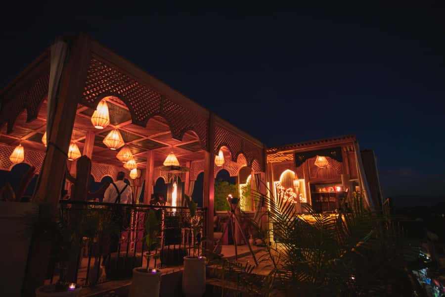 Marrakech: Rooftop Dinner with Koutoubia View - DJ Music and Marrakesh Energy From Above