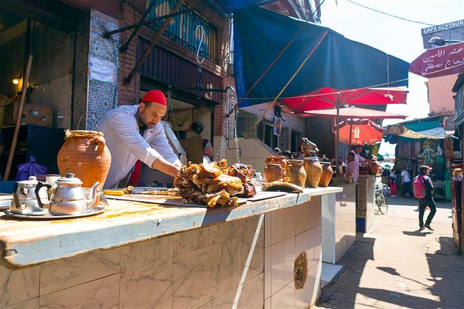 Marrakech: Street Food Tour by Night - Mechoui pit oven and a hidden restaurant meal: tangia, kofte, and bread