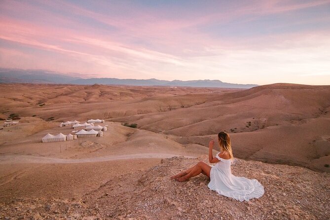 Marrakech: Sunset Dinner in Agafay Desert and camel ride - Logistics That Matter: Pickup, Meeting Point, and the 15-Person Cap