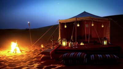 Sunset Dinner in Agafay Desert with Camel Ride