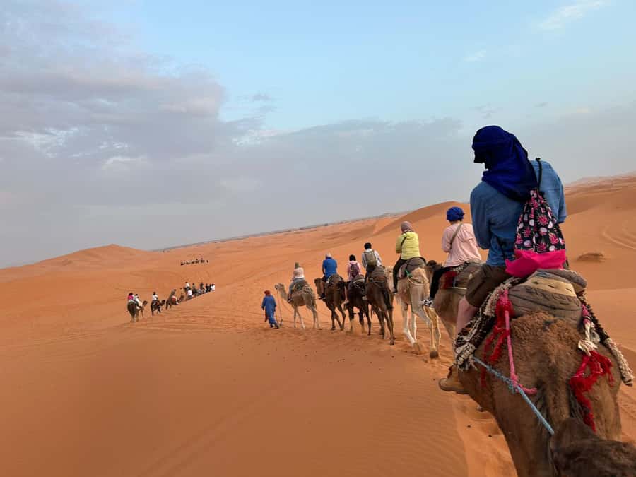 Marrakech To Fes: 3-Day Majestic Desert Sahara Tour - Day 2: Todra Gorge canyon walk, Berber craft stop, and the Merzouga camel trek into the dunes