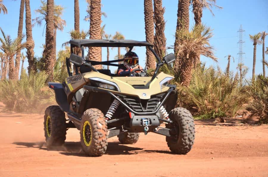 Marrakech: Tour Buggy 1000cc In Palm Oasis and Jbilat Desert - Your 3-hour timeline from Marrakech pickup to desert tracks