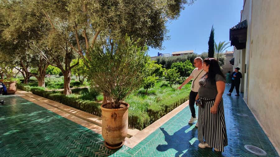 Marrakech Tuk-Tuk Tour with Photography Museum+Secret Garden - Le Jardin Secret: 1500s origins, a 2016 reopening, and irrigation as the plot