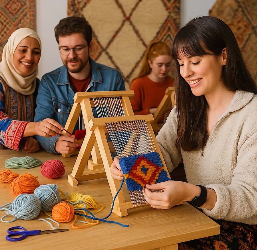 Marrakech: Weave Your Own Moroccan Rug with Love & Transfe - Watching artisans work: it’s more than a photo stop