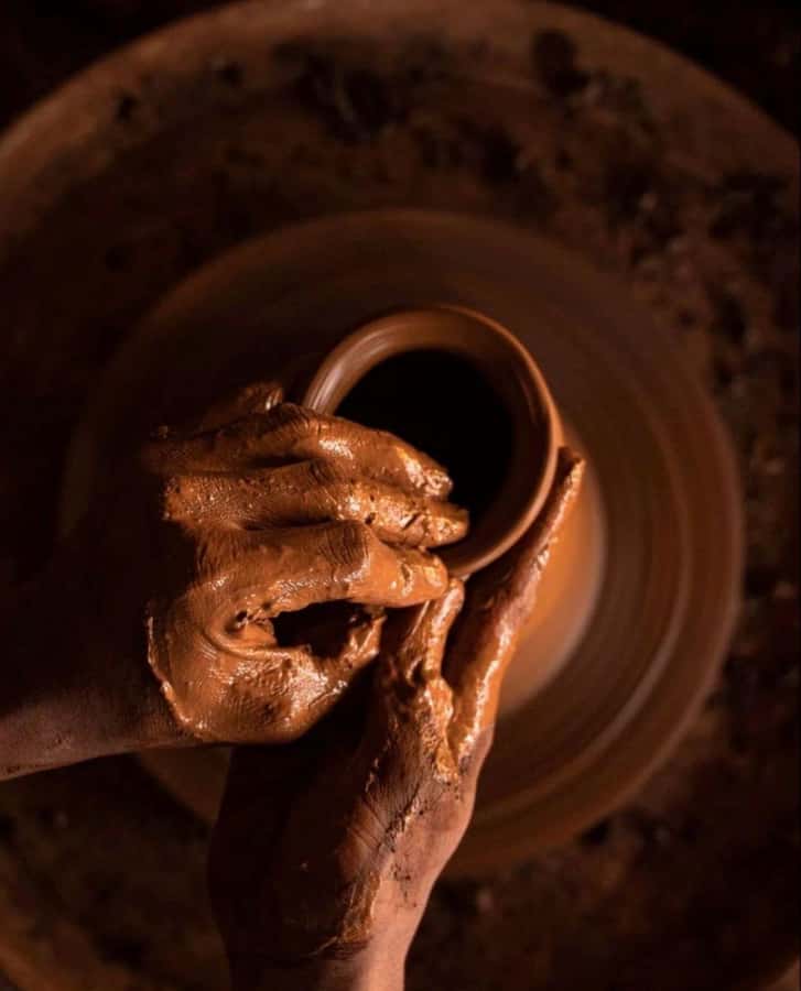 Marrakech: Workshop for Pottery - The Two Skills You Practice: Wheel Turning and Clay Molding