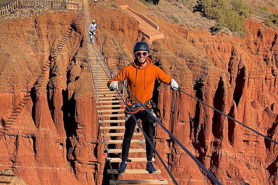 Marrakech: Zip Line in Atlas Mountains & Berber Villages - Monkey’s Bridge and the Four Zip Lines You’ll Remember