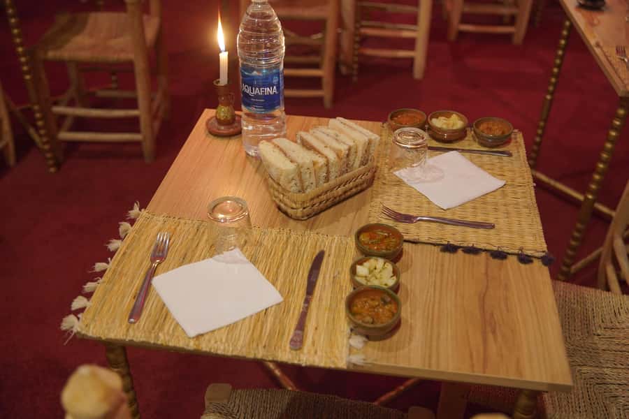 Marrakesh: Agafay Desert 3-Course Dinner Show & Pool Access - Inside the camp: mint tea, photo moment, and pool time
