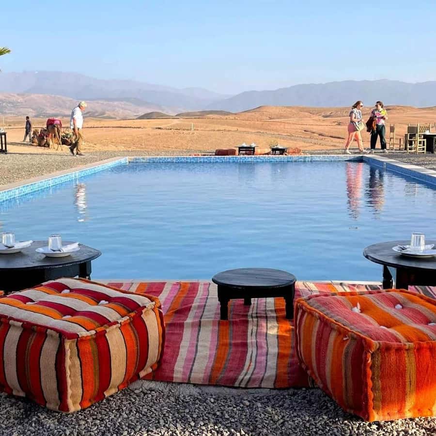 Marrakesh: Agafay Desert Tour with Lunch and Swimming Pool - Lunch in the Desert: What You’ll Eat at Camp