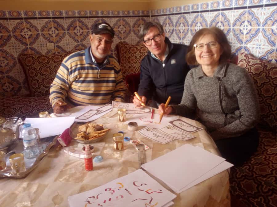 Marrakesh: Arabic Calligraphy Class - What You Learn: Letter Styles, Flow, and Your Own Name