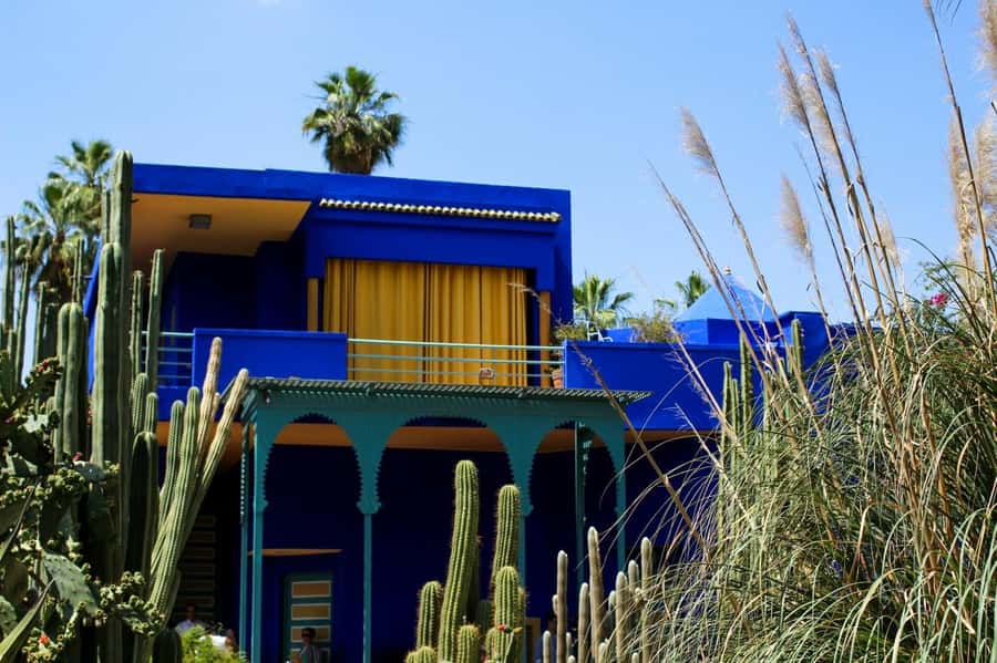 Marrakesh: Majorelle Garden Entry Tickets - Blue villa and the art side of Majorelle
