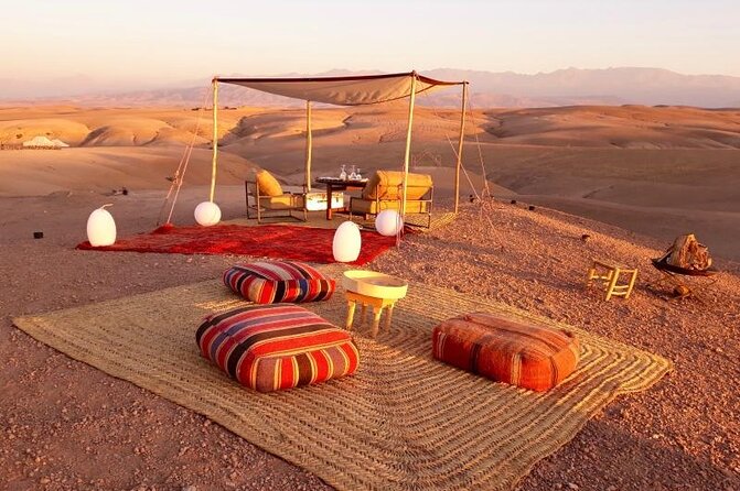 Marrakesh: Sunset Dinner in Agafay Desert with Show & Transfers - Why Agafay feels like a desert night, without a full desert trek