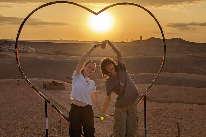 Marrakesh: Sunset Dinner in Agafay Desert with Show & Transfers - Sunset and star-gazing with the Atlas in view