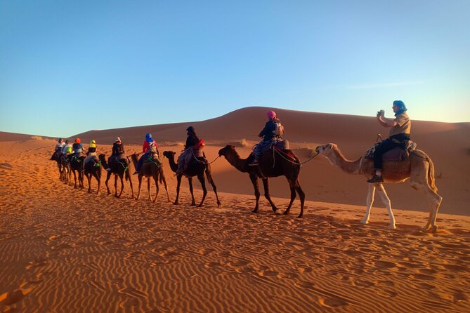 Marrakesh to Fez 3-Day with Overnight merzouga Desert Camping - Sunrise and the drive to Fes through Ziz Valley and Ifran