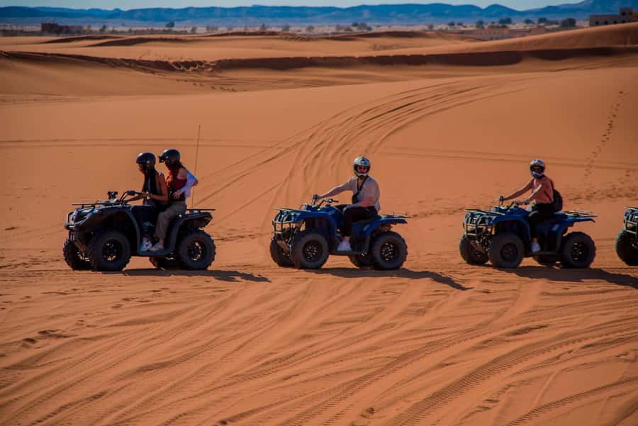 Merzouga : Adventure Quad Bike Safari, & Sandboarding - Gear up fast: helmet, safety briefing, and what to wear