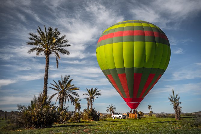 Morning Flight Over Marrakech with Hot Air Balloon Flight - 4x4 pickup, tea, and the drive to the launch area