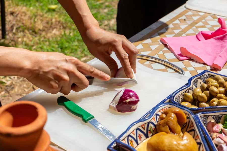 Moroccan Cooking Class: Farm-to-Table Tagine - Lunch at the communal table: eat what you cooked