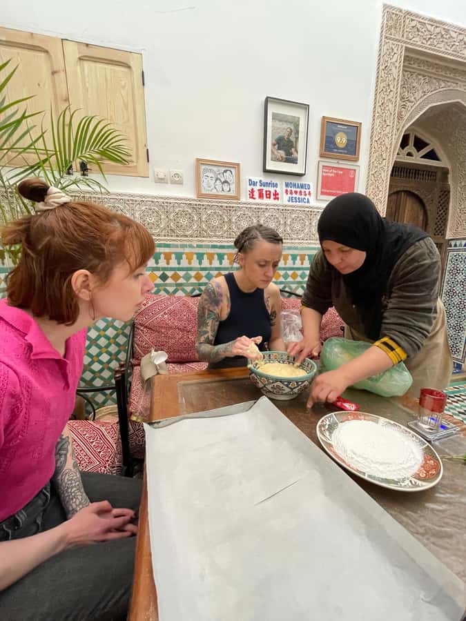 Moroccan Crepes & Pastries Kitchen - A Home-Style Cooking Class in Fes, Not a Show