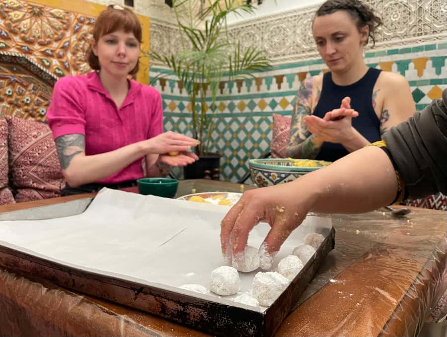 Moroccan Crepes & Pastries Kitchen - Inside the 2 Hours: From Dough Steps to Mint Tea