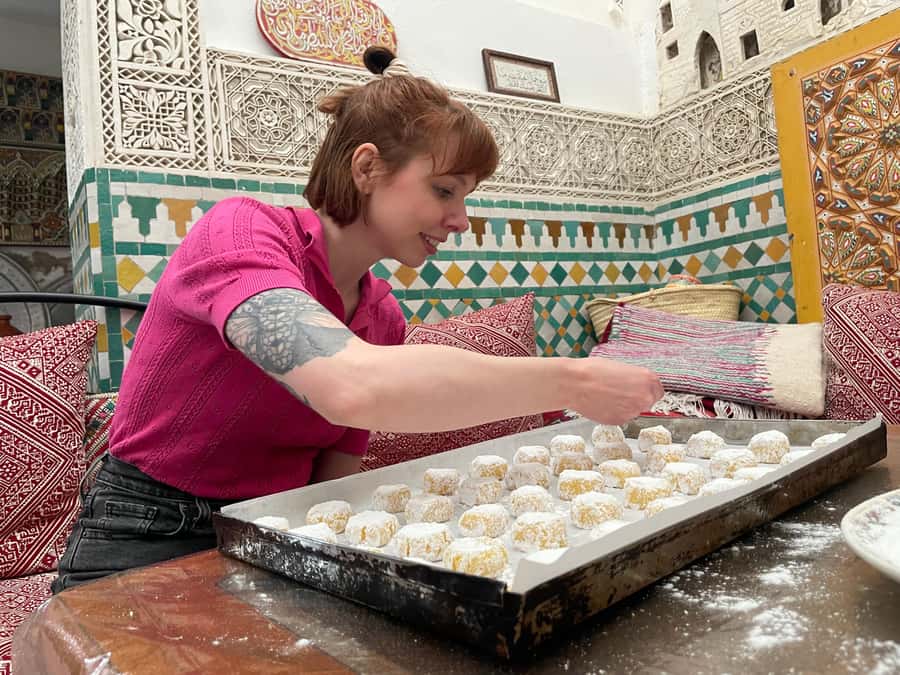Moroccan Crepes & Pastries Kitchen - Finding Dar Sunrise Fes in the Medina (Without Losing Your Mind)