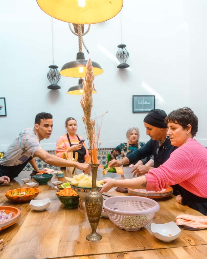 Moroccan Food Cooking Class with a Local Chef in Marrakech - Tasting time: meal, bread, and eating what you make