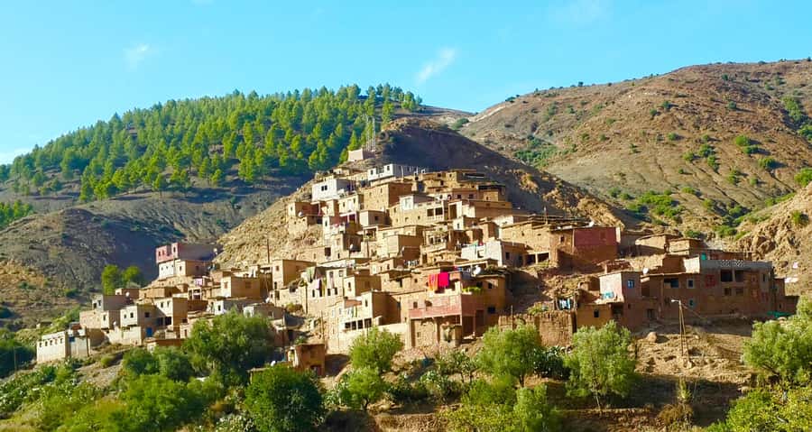 Ourika Valley with Atlas Mountains Day Trip from Marrakech - Transportation and comfort: the air-conditioned minibus reality