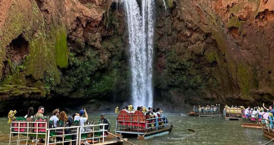 Ouzoud Waterfalls: Majestic Guided Hike and Adventure - Getting there from Marrakech, 150 km each way with an AC minibus