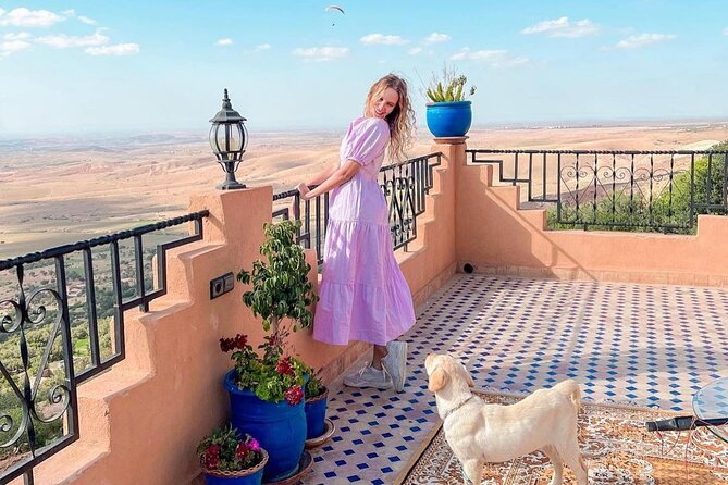 Paragliding and Camel tour in Agafay from Marrakech - Lala Takerkoust lake stop and the women’s argan cooperative