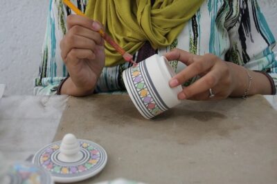 Pottery and Mosaic Workshop in Fes