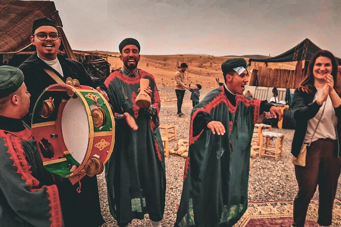 Premium Agafay Desert: Camel, Quad, Dinner & Fire Show - VIP Dinner at the Camp, Plus Mint Tea Under the Stars