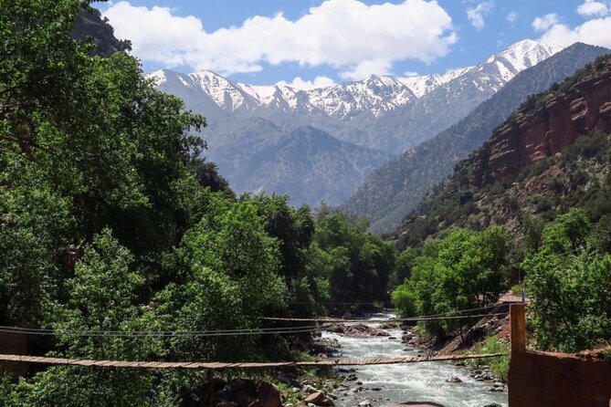 Private Day trip to ourika valley atlas mountains from marrakech - Following the Ourika River toward Setti Fatma