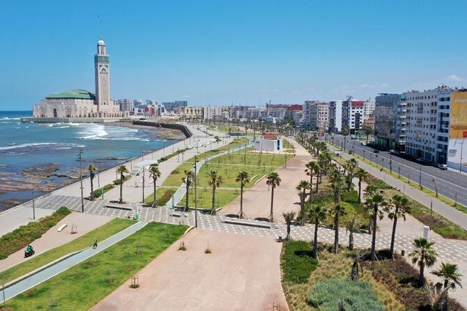 Private Tour of Casablanca with Round Trip Airport Transfer - Hassan II Mosque: the top stop, with one ticket detail to plan
