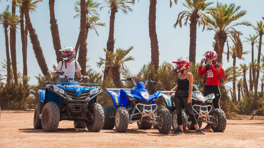 Quad Bike Activity in Marrakech Palmeraie - Tea at the refuge: a break in the desert air (and the food question)